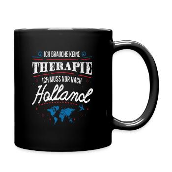 Pays-Bas - Mug uni - noir - Droite