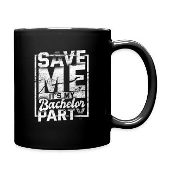 Bachelor Party Marriage Bachelorette Party - Full Colour Mug - black - Right