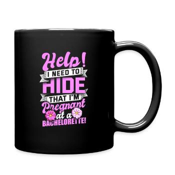 Bachelor Party Marriage Bachelorette Party - Full Colour Mug - black - Right