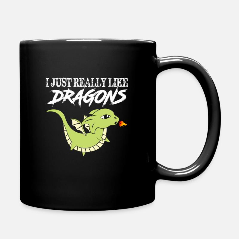 Dragon - Full Colour Mug - black