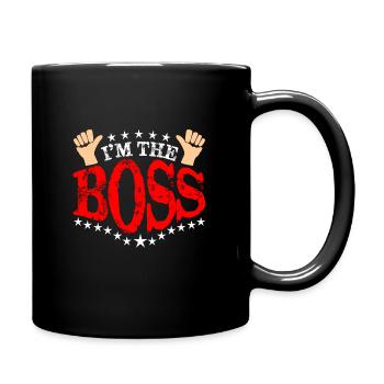 Funny saying - Full Colour Mug - black - Right