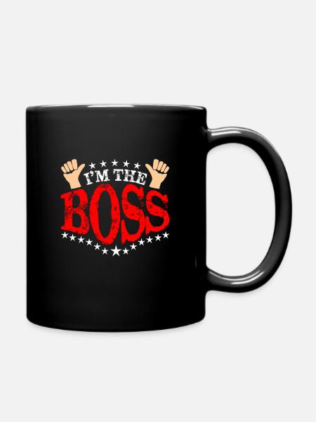 Lustiger Spruch - Tasse einfarbig - Schwarz