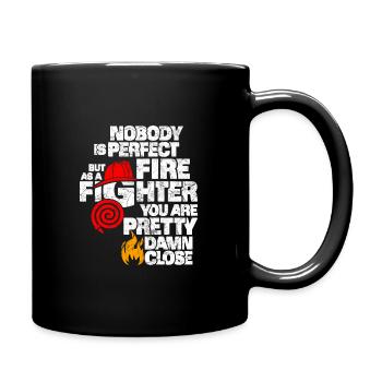 fire Department - Full Colour Mug - black - Right