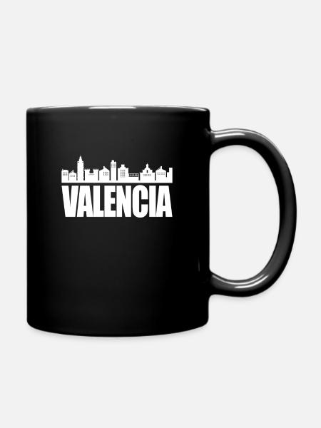 Valencia - Tasse einfarbig - Schwarz