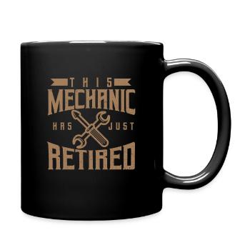 Pension retirement gift pensioner pensioner - Full Colour Mug - black - Right