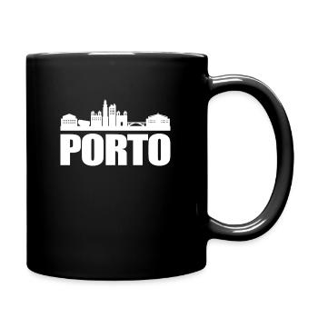 Porto - Mug uni - noir - Droite