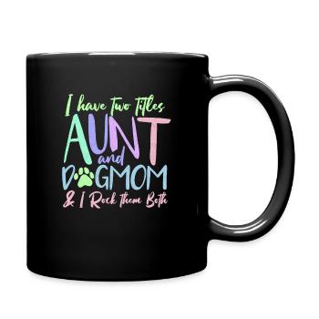 tante - Mug uni - noir - Droite