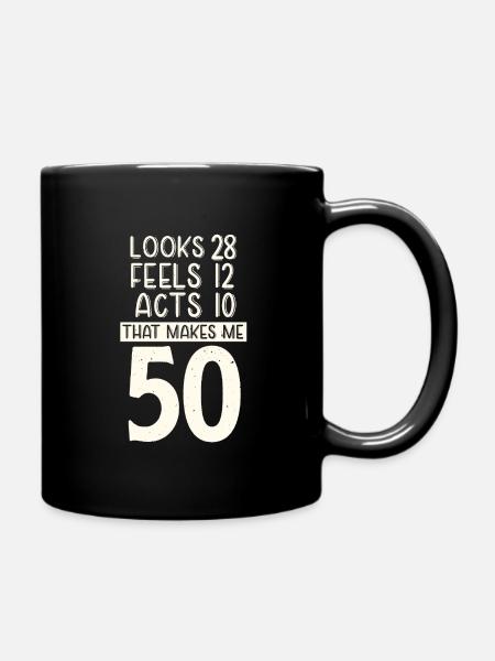 50. Geburtstag 1969 - Tasse einfarbig - Schwarz