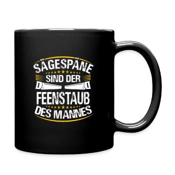 Zimmermann - Tasse einfarbig - Schwarz - Rechts