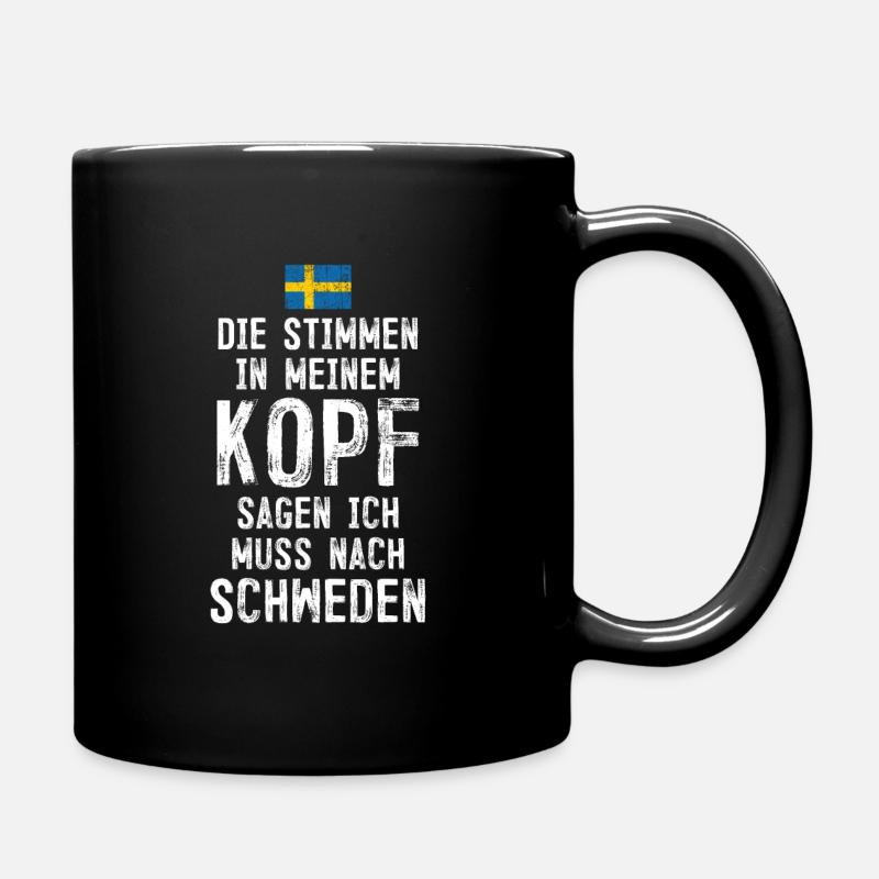 Suède - Mug uni - noir
