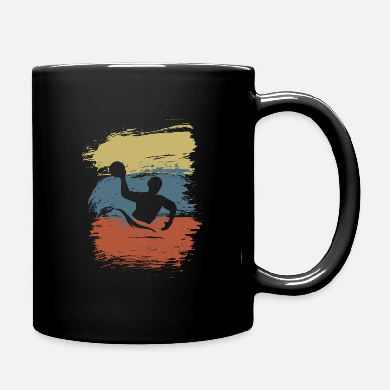 Wasserball - Tasse einfarbig - Schwarz
