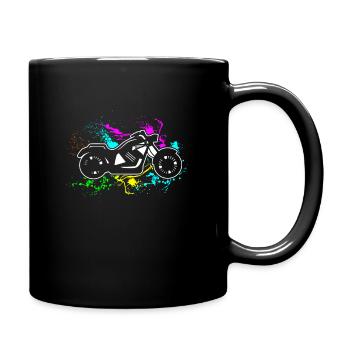 Moto Moto Conduite Cadeau Idée Cadeau Bik - Mug uni - noir - Droite