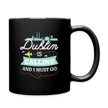 Dublin - Tasse einfarbig - Schwarz - Rechts