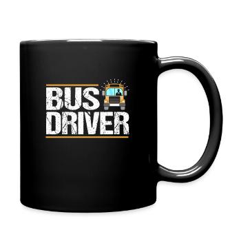 conducteur - Mug uni - noir - Droite