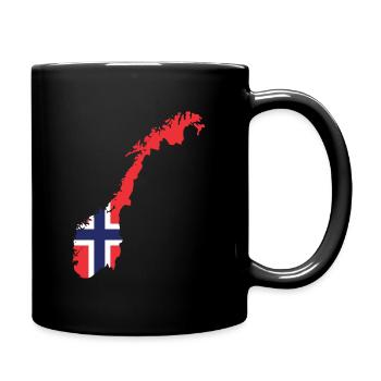 Norvège Scandinavie cadeau Oslo - Mug uni - noir - Droite