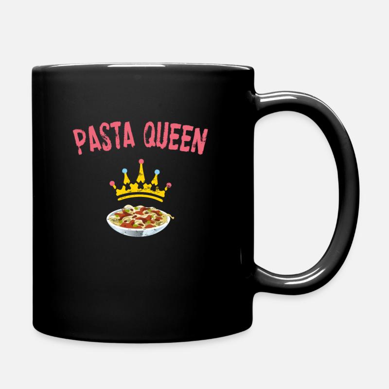 Pâtes reine - Mug uni - noir