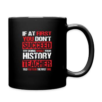 Teacher - Full Colour Mug - black - Right