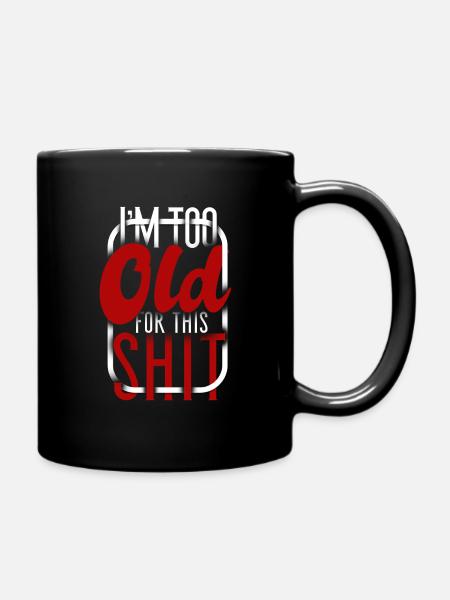 Funny saying - Full Colour Mug - black