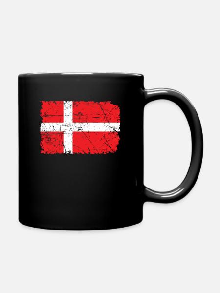 Danemark - Mug uni - noir