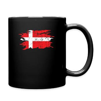 Dänemark - Tasse einfarbig - Schwarz - Rechts