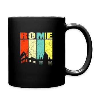 Rome - Full Colour Mug - black - Right