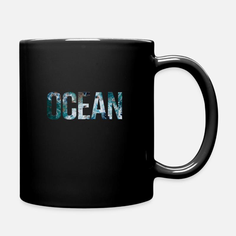 ocean - Tasse einfarbig - Schwarz