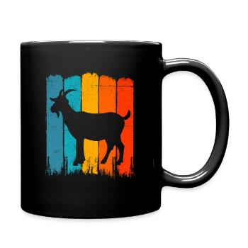 Goat, gift goat farm animal animal - Full Colour Mug - black - Right
