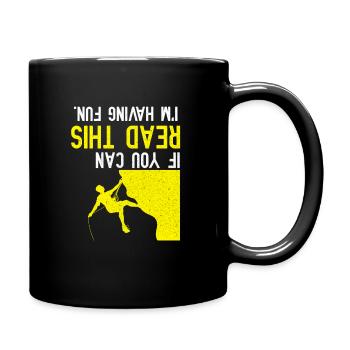 bouldering - Mug uni - noir - Droite
