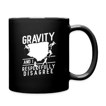 bouldering - Mug uni - noir - Droite