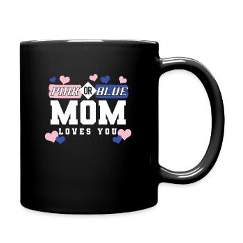 Baby Pregnant Pregnancy Gift Sweet - Full Colour Mug - black - Right