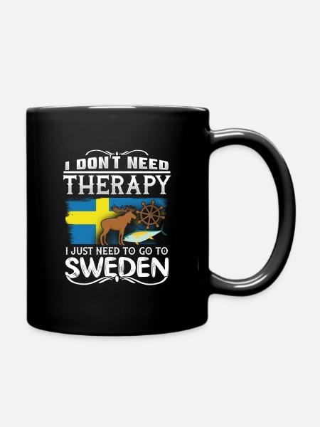 Suède - Mug uni - noir