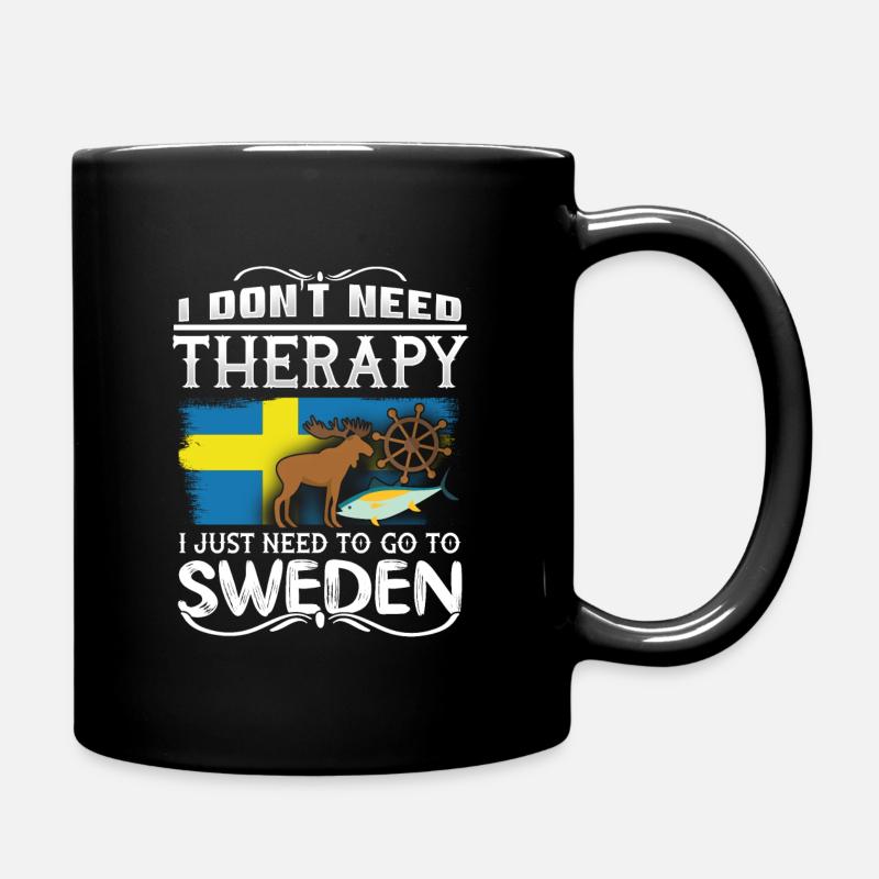 Suède - Mug uni - noir