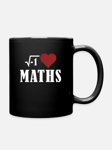 i Love Maths - Tasse einfarbig - Schwarz