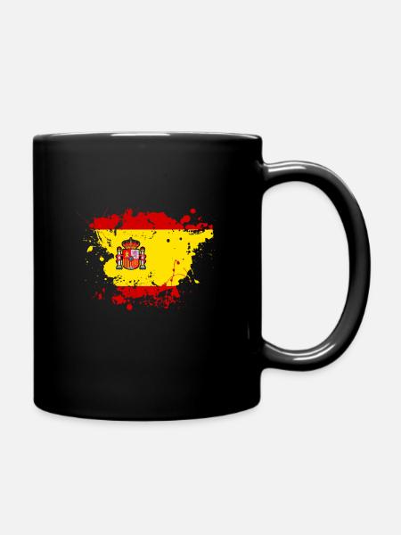 Spanien - Tasse einfarbig - Schwarz