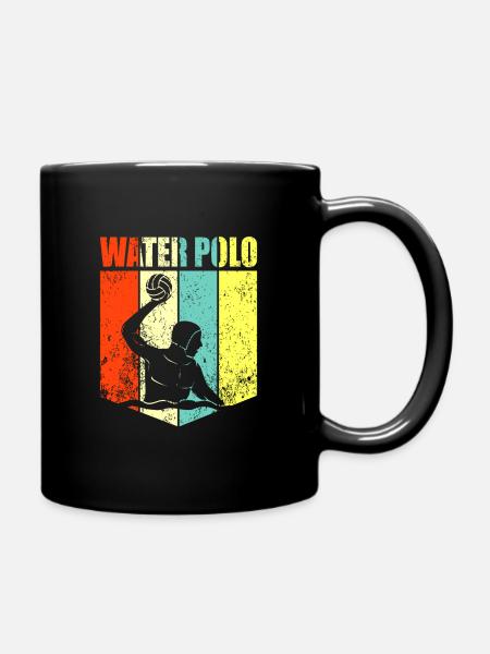 Wasserball - Tasse einfarbig - Schwarz