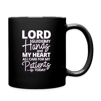 Senior Caregiver Engel Nursing Care Nursing Home - Full Colour Mug - black - Right