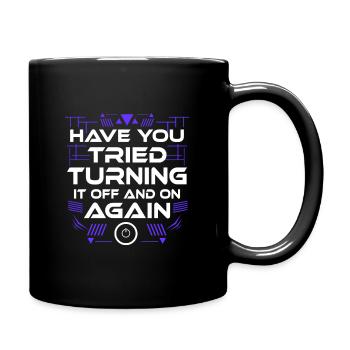 Computer Science Computer Scientist Funny Gift Math It I - Full Colour Mug - black - Right