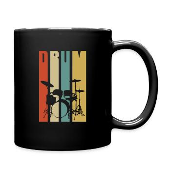 Drums Drummer Drummer Gift - Full Colour Mug - black - Right