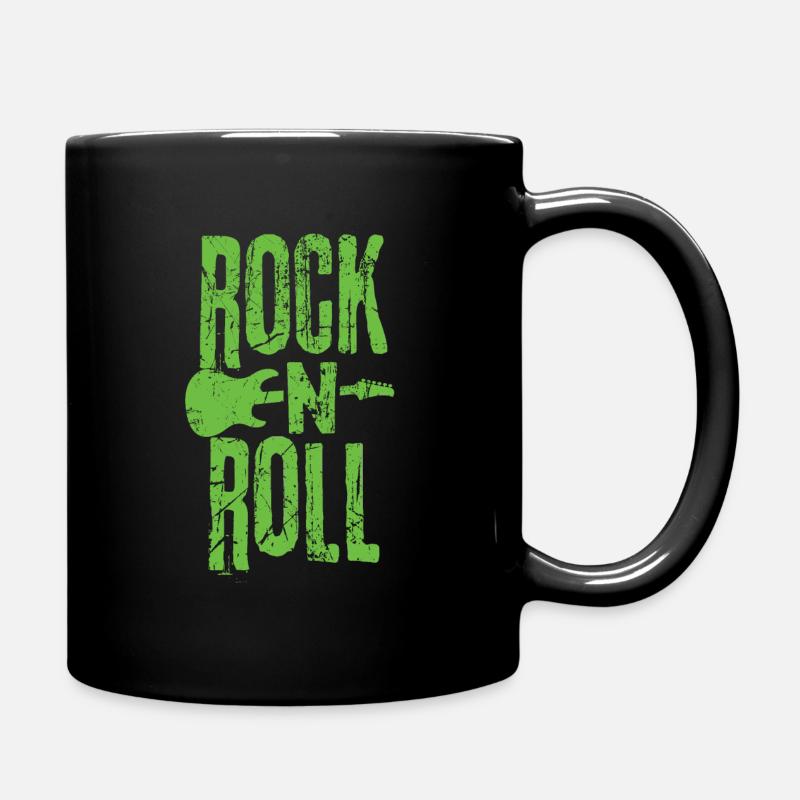 Gitarre - Tasse einfarbig - Schwarz