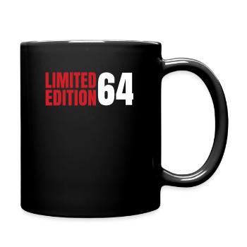 55. Geburtstag 1964 - Tasse einfarbig - Schwarz - Rechts