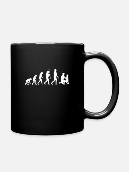 papa - Mug uni - noir