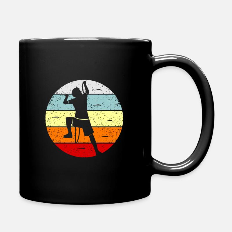 Klettern Bergsteigen Bouldern Geschenk Bergsteiger - Tasse einfarbig - Schwarz