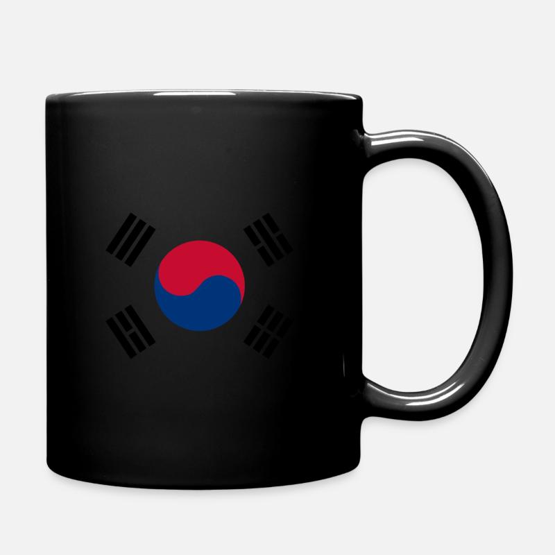 Korea - Tasse einfarbig - Schwarz