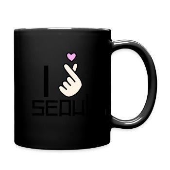 Korea - Full Colour Mug - black - Right