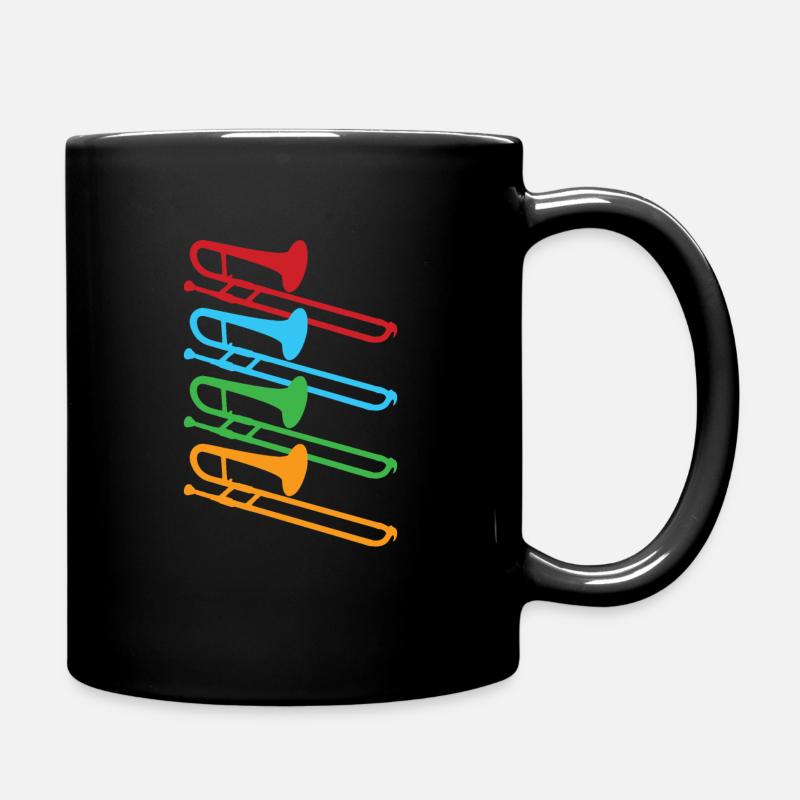 Posaune - Tasse einfarbig - Schwarz