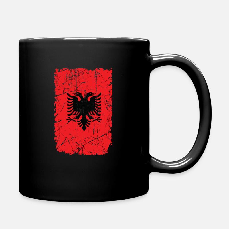 Albanie - Mug uni - noir