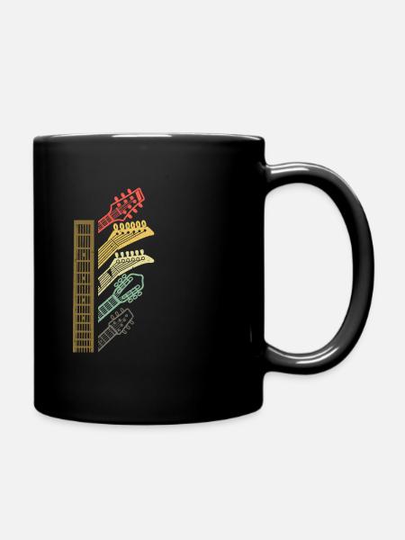 guitare - Mug uni - noir