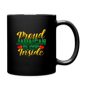 Jamaïque - Mug uni - noir - Droite