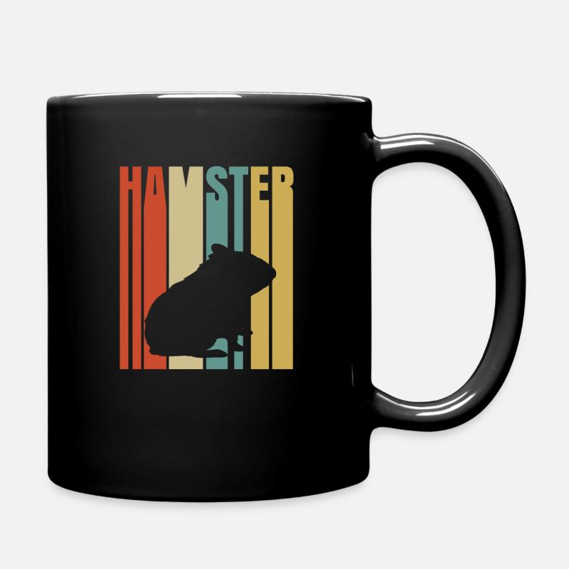 Hamster - Tasse einfarbig - Schwarz