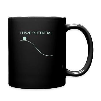Physik Wissenschaft Potentielle Energie - Tasse einfarbig - Schwarz - Rechts